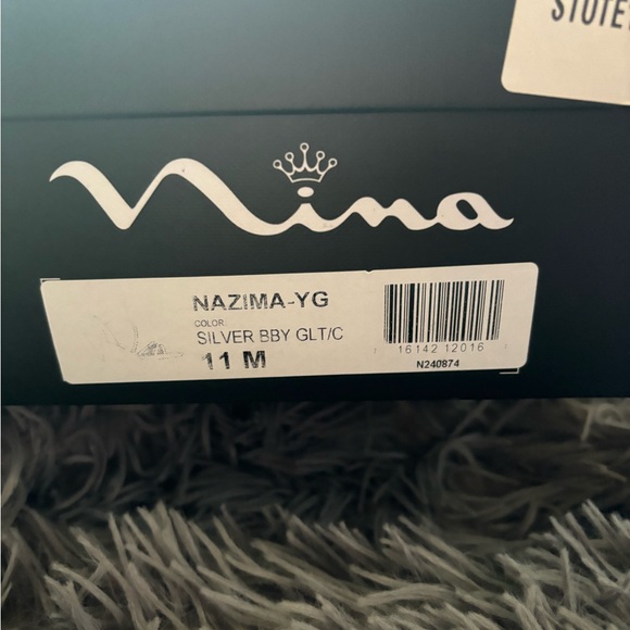 Silver Nina Heels - Picture 2 of 4